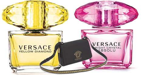 versace parfums pink bag|free versace bag with perfume.